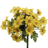 Cheerful 14" Yellow Daisy Bundle - Bright Faux Floral Accent for Home Décor, Bouquets & Sunny Centerpieces