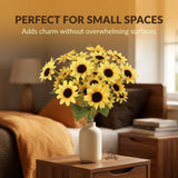 Yellow Artificial Black-Eyed Susan Bouquet - 14"