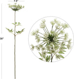 30" White Queen Ann Lace Spray 12-Pack High-Quality Lifelike Artificial Flowers