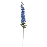 Artificial Silk Delphinium Stem 3 Pack, 23 Flowers & 3 Buds, 37"