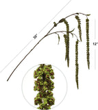 32" Hanging Amaranthus Spray – 4 Pack Artificial Flower Stems for Wedding, Event & Home Decor