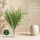 Fake Spiral Grass Bush - 21"