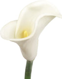 White Real Touch Calla Lily Stems, Set of 4 - 25.5
