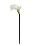 Exquisite 21" Cream Real Touch Calla Lily Set of 24 - Ultra-Lifelike Artificial Flowers for Home Decor, Wedding Bouquets, DIY Crafts