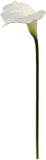 21 Inch Cream Calla Lily Artificial Flower Stem Silk Decor