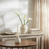Cream Real Touch Calla Lily Stems, Set of 12 - 21", 3-4" Bloom