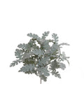 Set of 12 - Premium 16" Dusty Miller Bushes - Realistic Artificial Foliage for Home Decor and Events