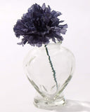 NAVY BLUE SILK CARNATION PICKS - 3.5" FLOWER HEADS & 5" STEMS (100 PACK BOX), Floral Home by Artificial Flowers