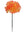 4" Artificial Carnation Picks Faux Flowers for Floral Arrangements - 
    Orange