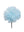 4" Artificial Carnation Picks Faux Flowers for Floral Arrangements - 
    Blue