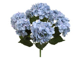 20" Hydrangea Bush – Artificial Hydrangea Flowers with 7 Bloom Heads for Floral Arrangements, DIY Crafts & Home Décor