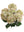 20" Hydrangea Bush Artificial Hydrangea Flowers with 7 Bloom Heads for Floral... - 
    Green Pink