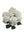 20" Hydrangea Bush Artificial Hydrangea Flowers with 7 Bloom Heads for Floral... - 
    White