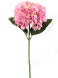 Pastel Pink Hydrangea Stem Set - Lifelike Artificial Flowers for Home Decor, Weddings, and Crafts - Soft Pink Blooms, Realistic Design, Versatile Floral Arrangements