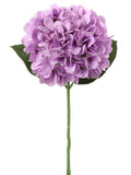 4PC Delightful 18-Inch Lavender Hydrangea Stem Set of 12 - Radiant 7-Inch Diameter - Perfect for Home Décor, Wedding Bouquets, and Special Event Floral Displays