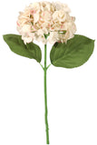 18" Pink Blush Hydrangea Stem with 7" Bloom – Artificial Silk Flower for Wedding, Home & Event Decoration