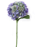 4PC Charming 18-Inch Periwinkle Hydrangea Stem Set of 12 - Enchanting 7-Inch Diameter - Perfect for Home Décor, Wedding Centerpieces, and Special Event Floral Decorations