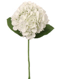 4PC Timeless 18-Inch White Hydrangea Stem Set of 12 - Classic 7-Inch Diameter - Perfect for Elegant Home Decor, Wedding Arrangements, and Special Event Floral Displays