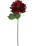 Breathtaking Burgundy Hydrangea Set - Elegant Lifelike Artificial Flowers for Home Decor and Events