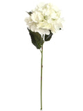 Captivating Cream Hydrangea Artificial Flowers Set of 12 - Lifelike Blooms for Elegant Arrangements and Decorations