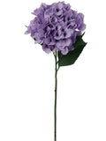 Enchanting Purple Hydrangea Set of 12 - Lifelike Artificial Flowers for Home Decor, Weddings, and Events
