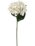 Timeless Elegance: White Hydrangea Set of 12 - Lifelike Blooms for Stunning Decor