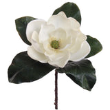 15" White Magnolia (8" Diameter) - Exquisite Floral Accent for Home Decor and Events