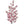 Artificial Cherry Blossom Branch 52", Silk, for Vase & Wedding - 
    Dark Pink