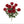 17" Rose Bush X9 - 
    Red