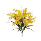 Lifelike Yellow Dancing Orchid Bushes - Indoor Outdoor Artificial Flowers, Vibrant Home Decor, Easy Care, Perfect for Weddings & Events, Floral Home by Artificial Flowers