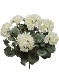 18" Natural Geranium Blush with 20 Leaves