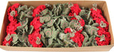 Artificial Red Geranium Bush- 18", Floral Home by Artificial Flowers