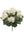 Artificial Geranium Bush-18" - 
    White