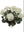 18" UV-resistant Deluxe Geranium Bush with 7 Heads - 
    White
