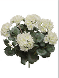 18" UV-resistant Deluxe Geranium Bush with 7 Heads