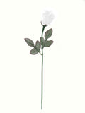 Elegant White Rose Bud Set - Lifelike Artificial Flowers for Home Decor, Weddings, and Crafts - Delicate Blooms, Timeless Beauty