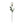 Pink Faux Rose Bud with 2 Leaves - 
    White