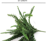 48" Premium Boston Fern – Lush Artificial Plant for Indoor/Outdoor Home, Office & Gifting Décor