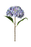 17.75" Artificial Hydrangea Stem with 8" Bloom Faux Flower for & Home