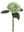 22" Real-touch Hydrangea 7" Diameter Faux Flower, Silk Bloom for , , , Arrangements - 
    Light Green