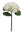 22" Real-touch Hydrangea 7" Diameter Faux Flower, Silk Bloom for , , , Arrangements - 
    White