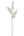 Faux Phalaenopsis Orchid Branch with 3 Heads, 24 Flowers & 18 Buds - 66" - 
    White