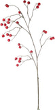 41" Iced Berry Spray – Artificial Decorative Berry Stems, Frosted Holiday Décor