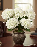 18" Real Touch HYDRANGEA BUSH 5 Heads
