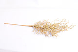 24" Gold Ice Spray Christmas Decoration – Glittered Decorative Branch Spray for Christmas Trees, Wreaths, Garlands & Holiday Décor