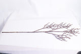 38" Natural Iced Twig Spray Christmas Decoration – Frosted Decorative Branch Spray for Christmas Trees, Wreaths, Garlands & Holiday Décor