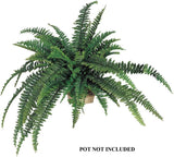 Artificial Boston Fern Plant – 48" Silk Greenery with 48 Fronds