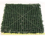 UV-Resistant Green Faux Boxwood Panels, Indoor/Outdoor, Pack of 12 - 20" x 20"