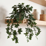 13" Artificial Ivy Hanging Plant – Faux Greenery for Baskets, Indoor/Outdoor Home Decor