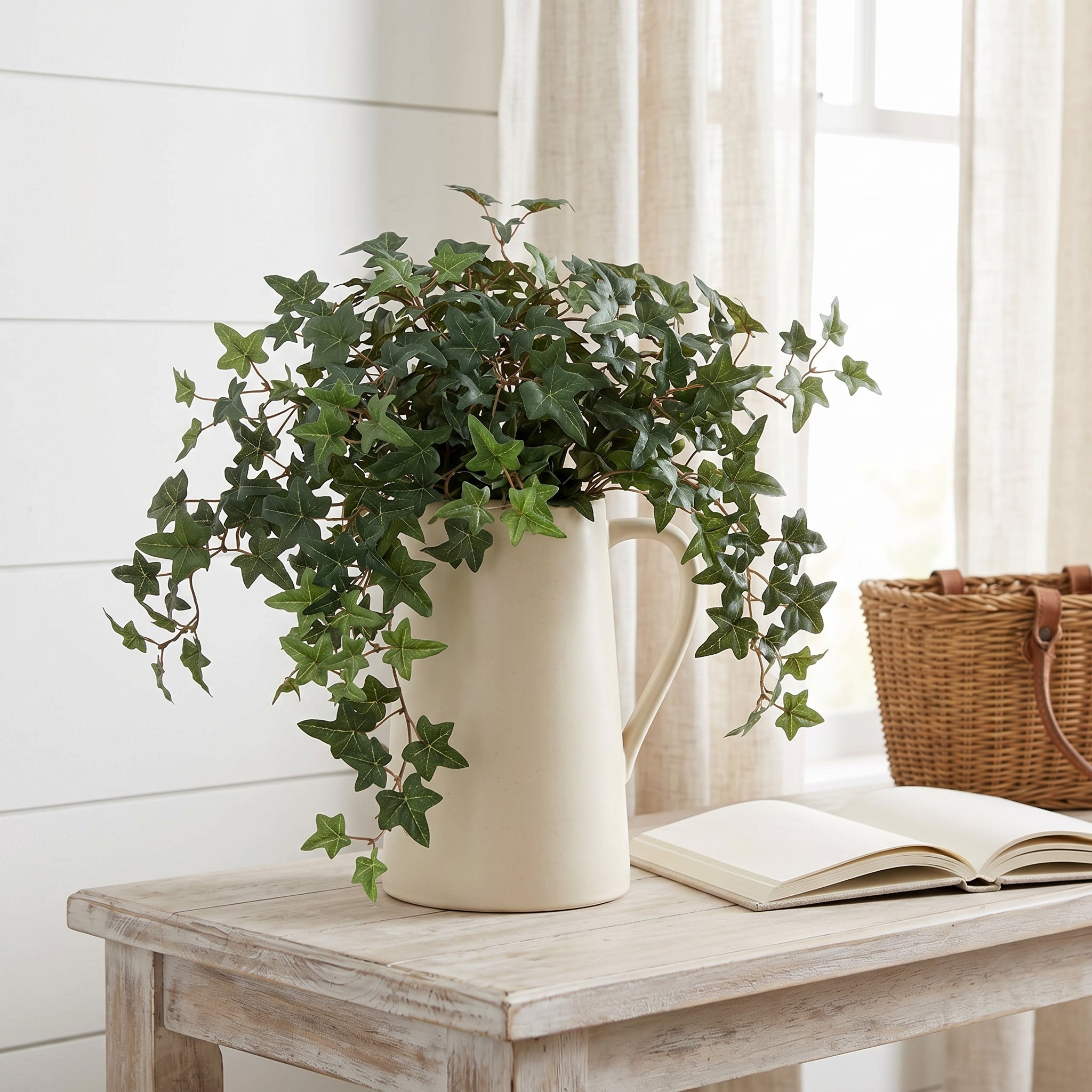 Fake Mini English Ivy Bush with 274 Leaves - 20"